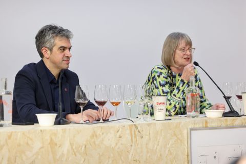 Close up of Ferran and I presenting our BWW tasting