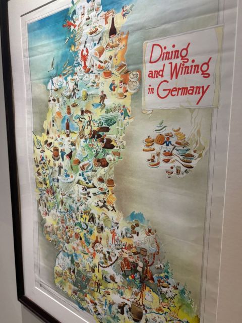 dining and wining in Germany poster