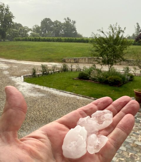hail at Ch Bauduc 2025