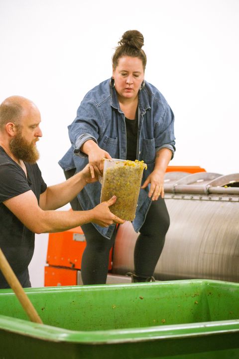 Christophe and Emily at Wein Goutte