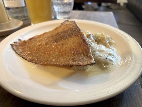 skate wing and fennel at The Bull