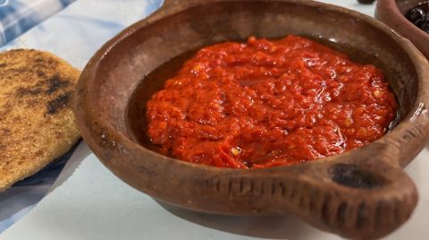Harissa and bread