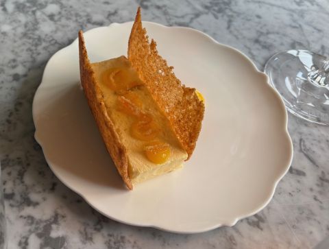 Teal marmalade ice cream sandwich