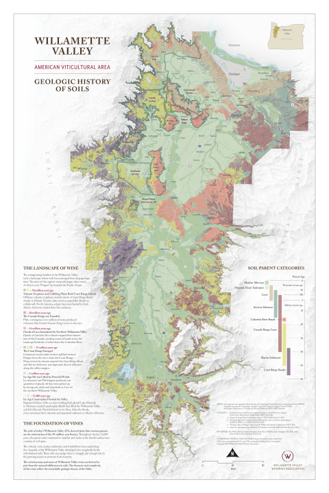 Willamette Valley AVAs (credit: credit WVWA)