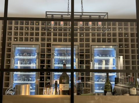 Inside Wild - the wine cellar