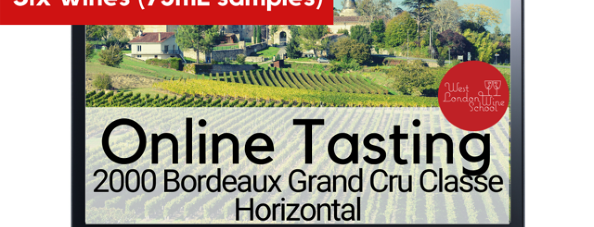 Online Fine Wine Tasting: Bordeaux Grand Cru Classe Horizontal 2000 Vintage