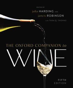 Cover of the 5th edition of the Oxford Companion to Wine