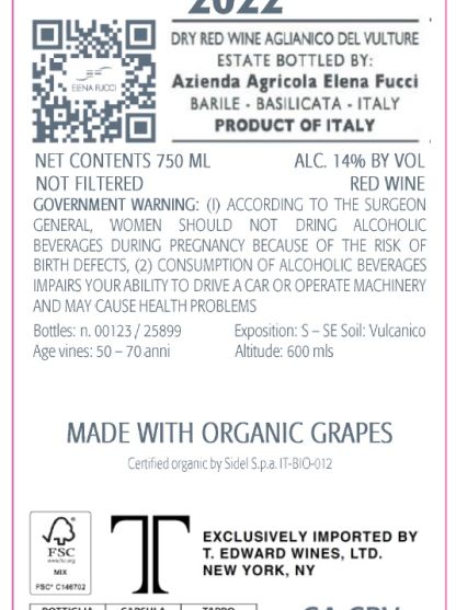 Wine label image for wine_label_image_back