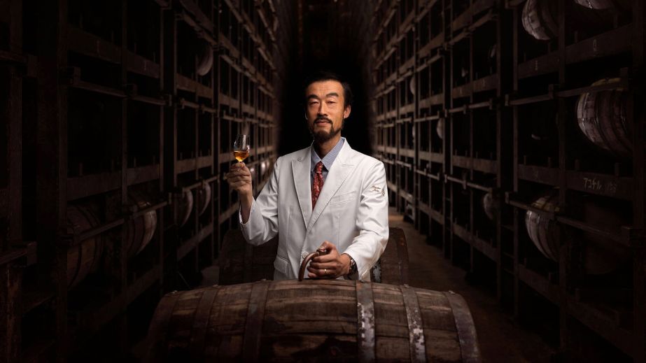 Jota Tanaka at Gotemba distillery