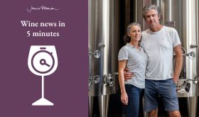 Julie and Baptiste Guinaudeau of Ch LaFleur  and jr-wine-news-5-min-logo