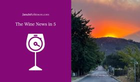 SA fires by David Gass and Wine News in 5 logo