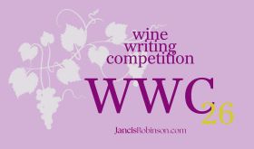 Wine Writing competition 2026 logo