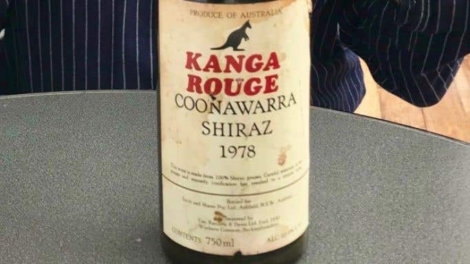 Kanga Rouge 1978 label