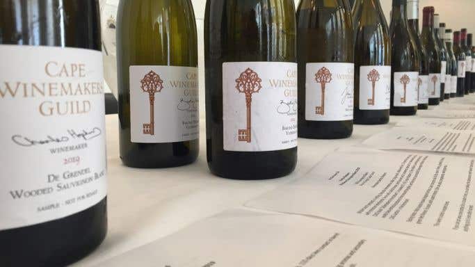 Tasting of Cape Wine Guild Auction wines in London, September 2020