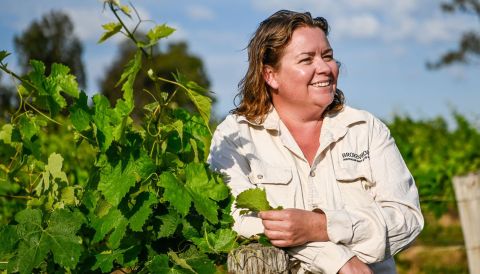 Brokenwood's vineyard manager Katrina Barry