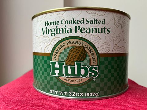 Hubs peanuts tin