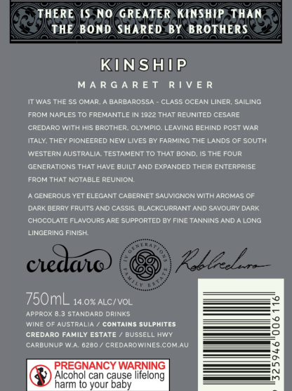 Wine label image for wine_label_image_back