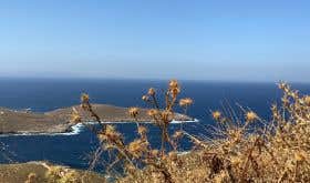 Aegean Sea from Kea island in Greece