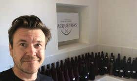 Alistair Cooper MW at the HQ of Vacqueyras for a blind tasting of 2019s