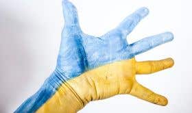 Hand painted in Ukraine colours by Elena Mozhilo from Unsplash